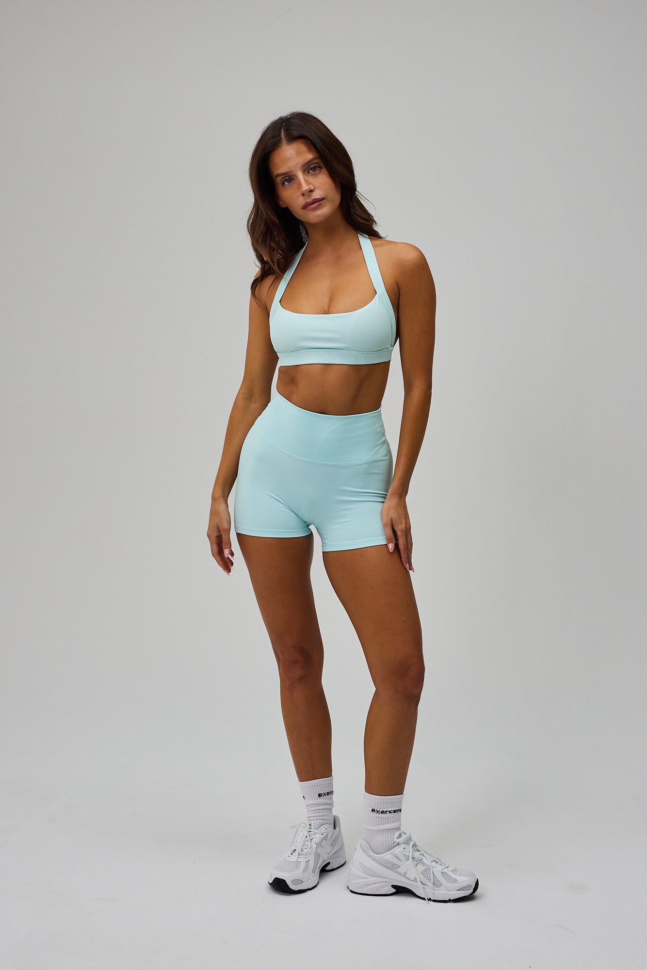 Mini Sculpt Scrunch Shorts - Crystal Blue