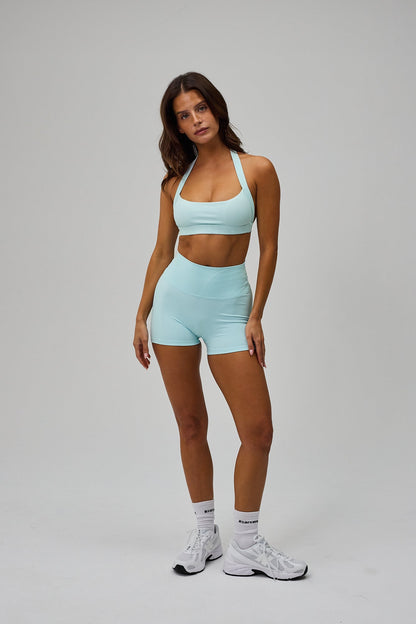Mini Sculpt Scrunch Shorts - Crystal Blue