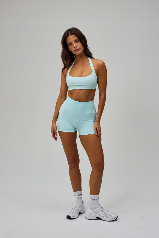 Mini Sculpt Scrunch Shorts - Crystal Blue