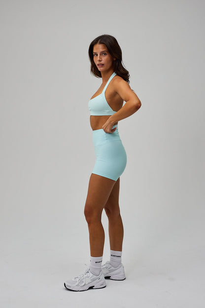 Mini Sculpt Scrunch Shorts - Crystal Blue