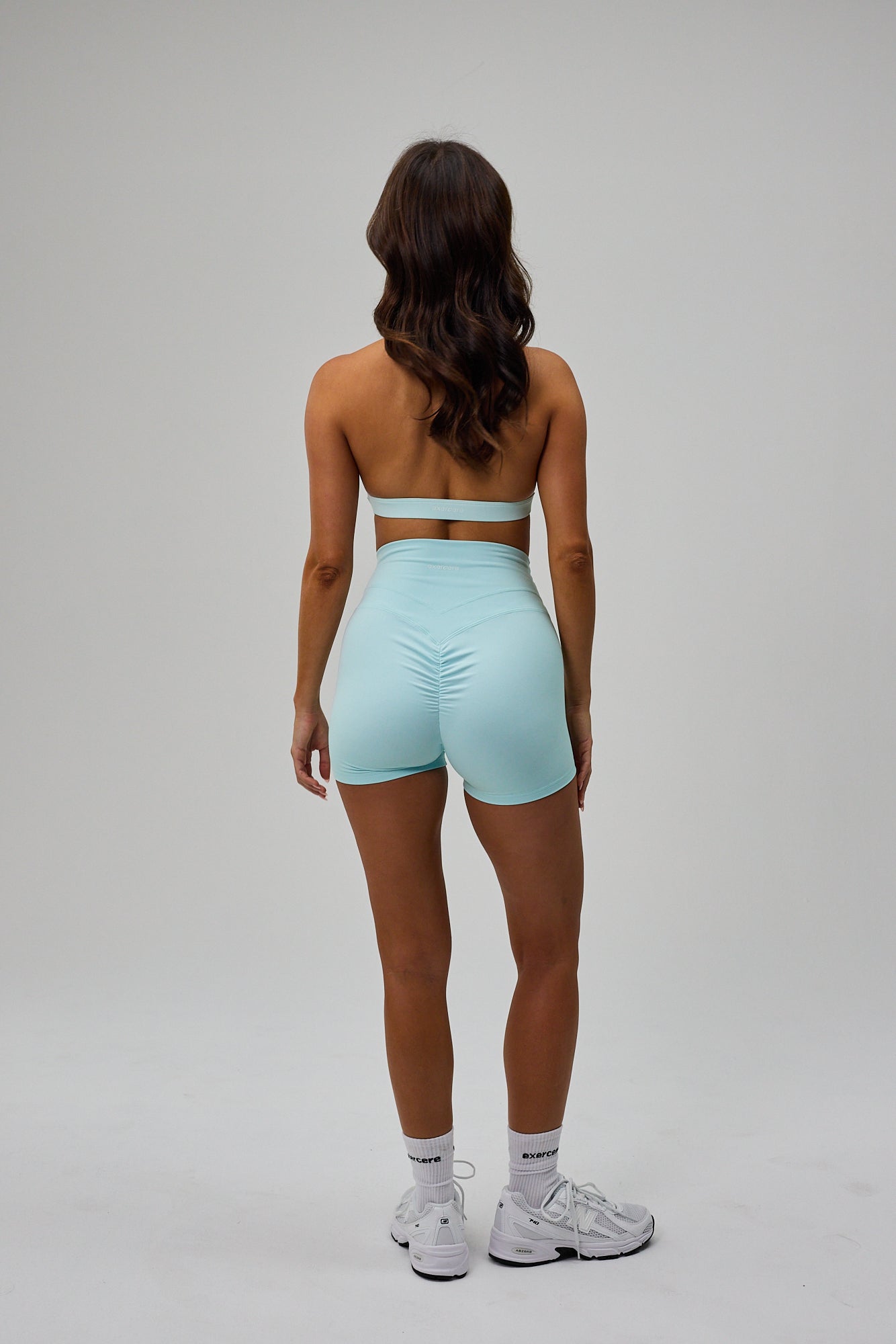 Mini Sculpt Scrunch Shorts - Crystal Blue