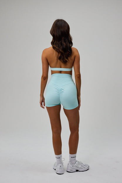 Mini Sculpt Scrunch Shorts - Crystal Blue