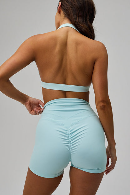 Mini Sculpt Scrunch Shorts - Crystal Blue