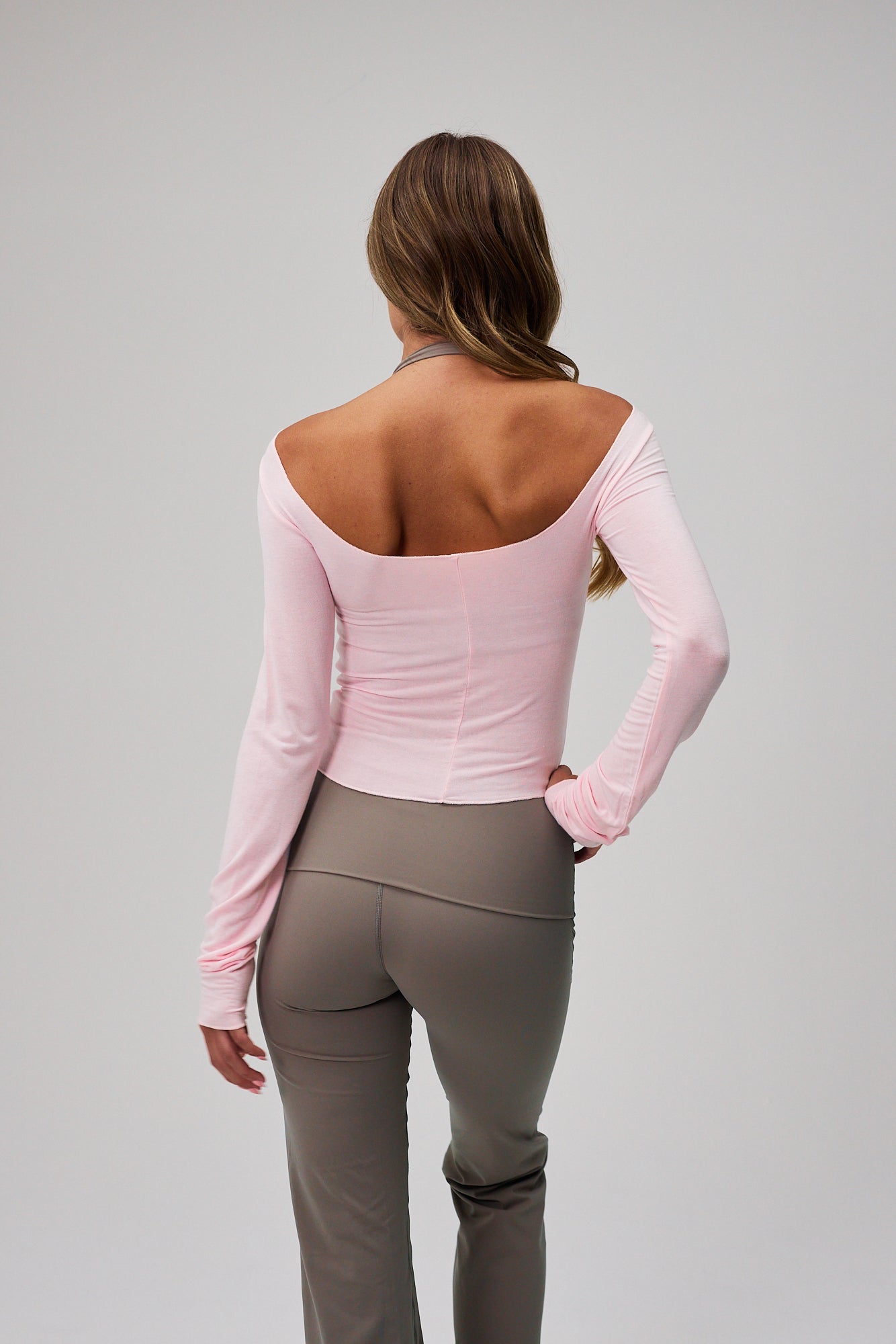 Ballet Long Sleeve Blouse - Soft Pink