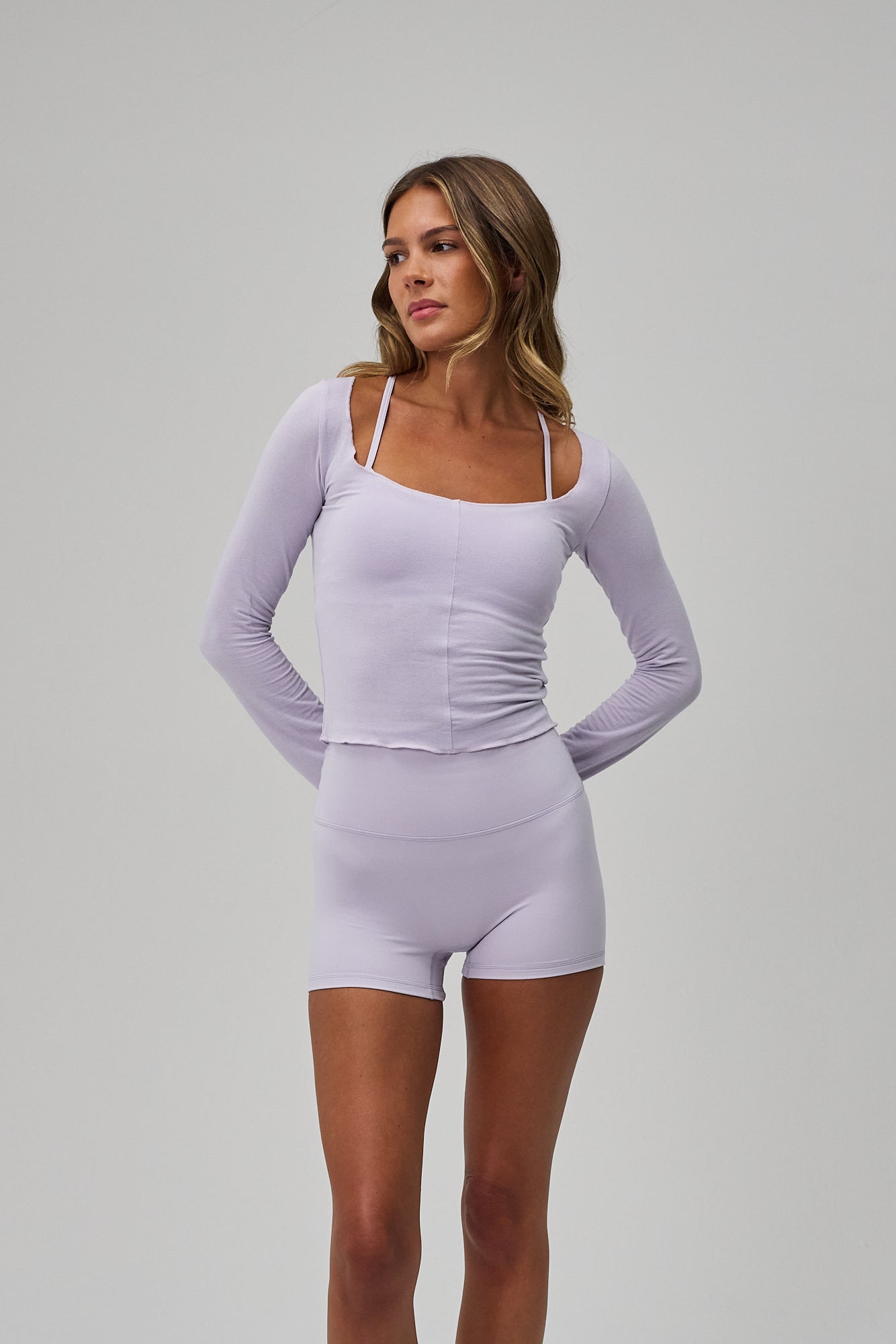 Ballet Long Sleeve Blouse - Lilac Mist