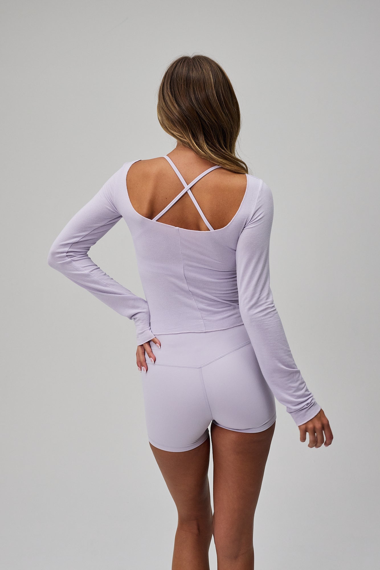 Ballet Long Sleeve Blouse - Lilac Mist