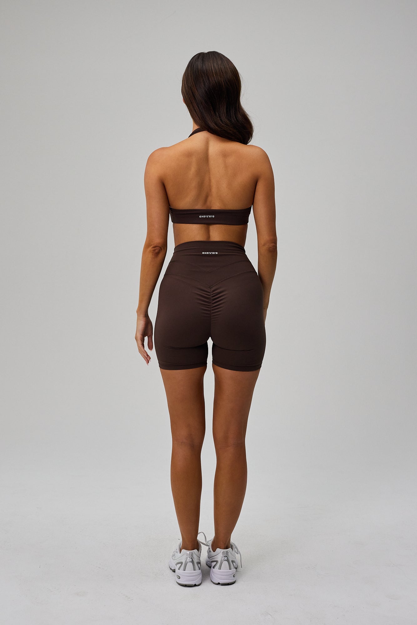 Sculpt Scrunch Shorts - Pecan Brown