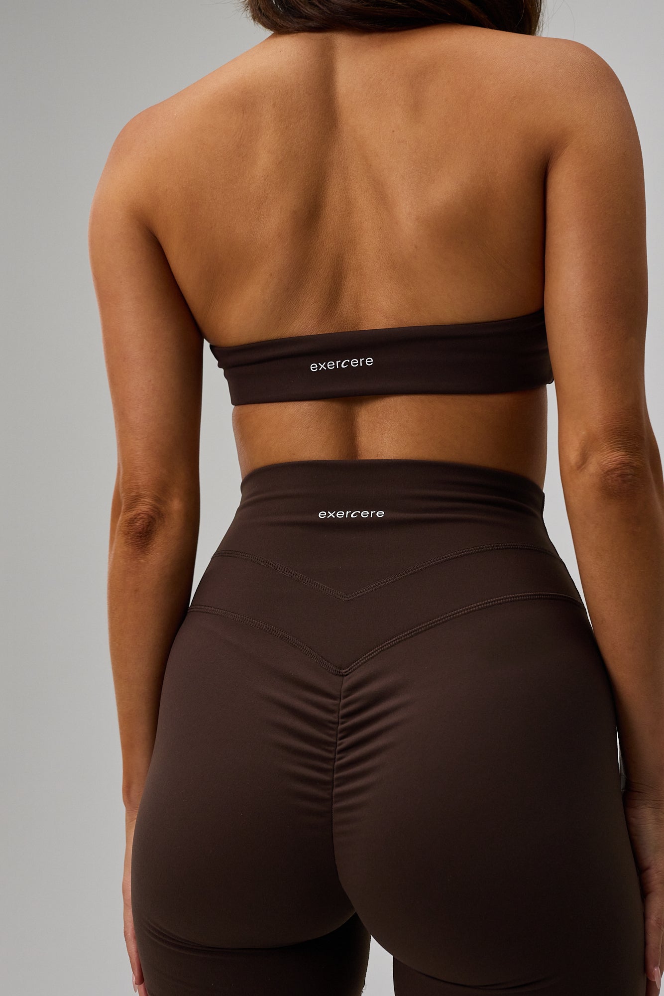 Sculpt Scrunch Shorts - Pecan Brown