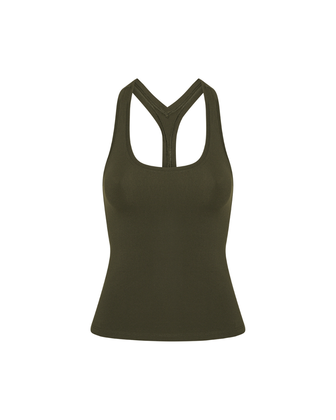 Neaty Racer Tank Top - Forest Green