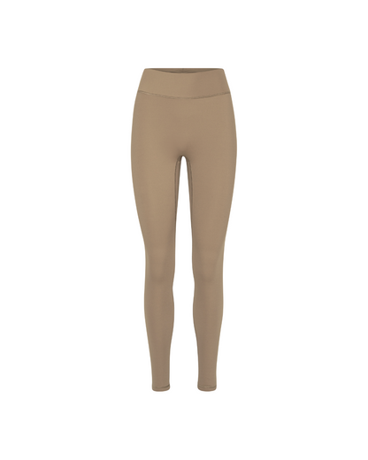 Luna Scrunch Tights - Sand Beige