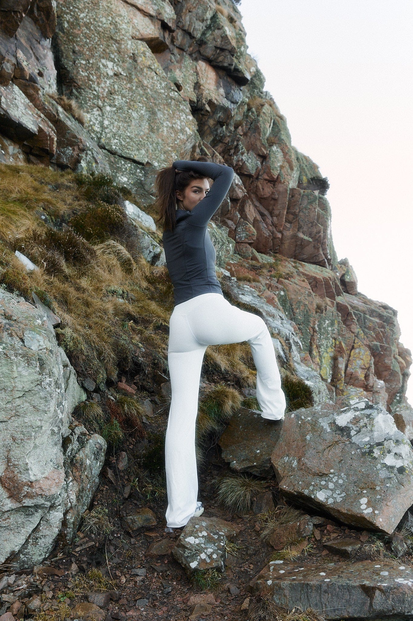 Flare Yoga Pants - White