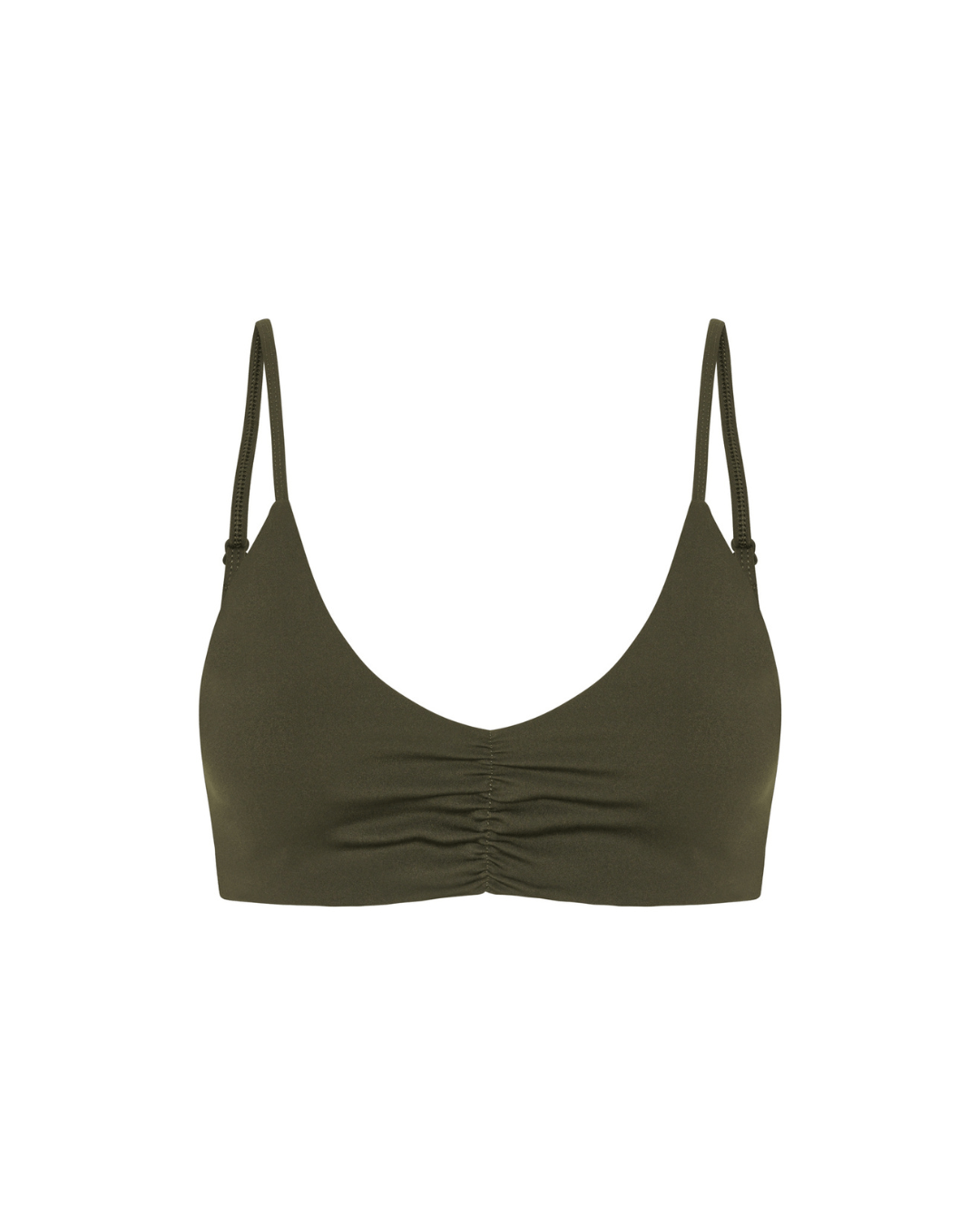 Scrunch Bra - Forest Green